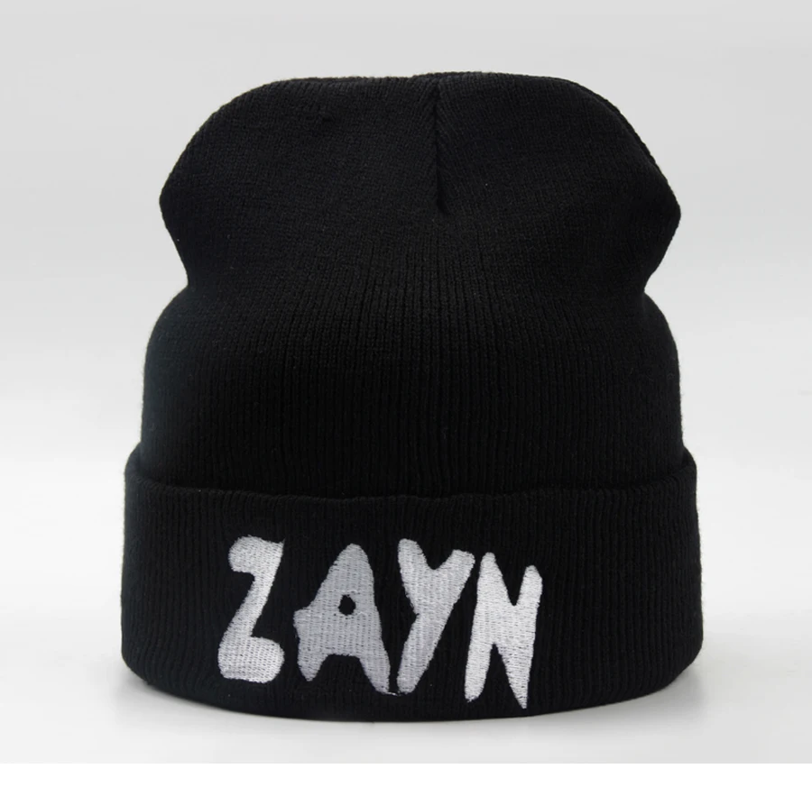 Acrylic Unisex Beanies For Men Embroidery HARRY Hip Hop Knitted Hat Outdoor Skiing Hat For Women Winter Warm Skullies Gorros (1)