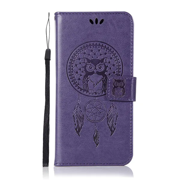 Чехол-кошелек для huawei Honor 5C, роскошный флип-чехол, кожаные чехлы для смартфонов huawei Honor 5C/5 C, PU Etui Fundas - Цвет: Фиолетовый