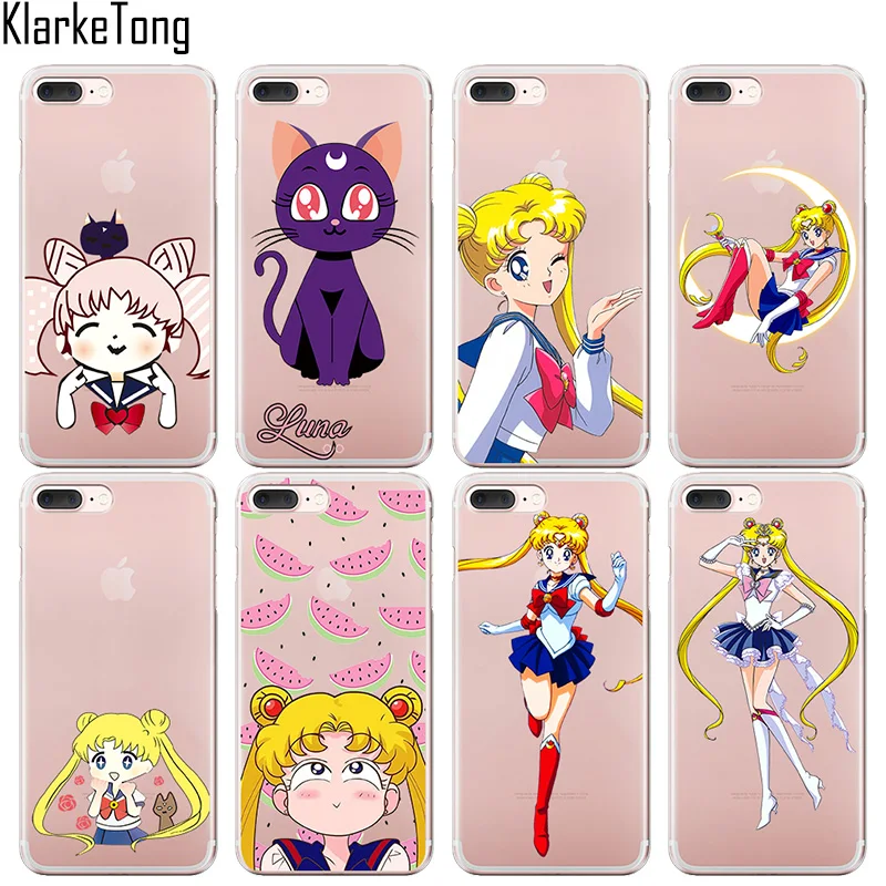 KlarkeTong Fashion Cartoon Sailor Moon Case Cover For