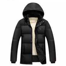 North зимняя мужская куртка большого размера, черная теплая верхняя одежда, ветрозащитная мужская куртка с капюшоном, теплые парки, одежда Roupa Masculina