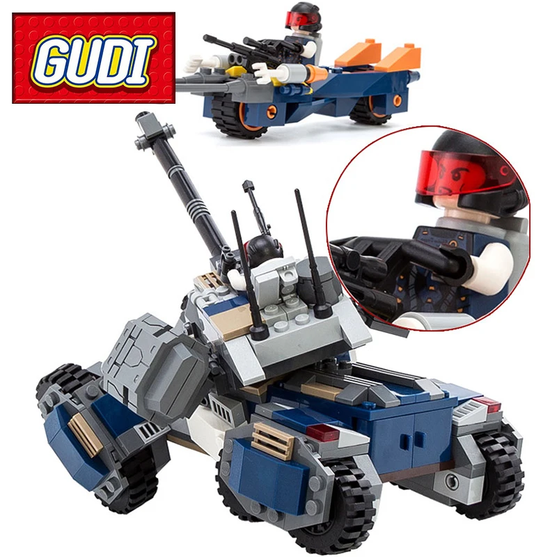 GUDI-8215-Earth-Border-Fighter-296pcs-Educational-Kids-DIY-Bricks-Assemble-Building-Block-Sets-Educational-Toys (1)
