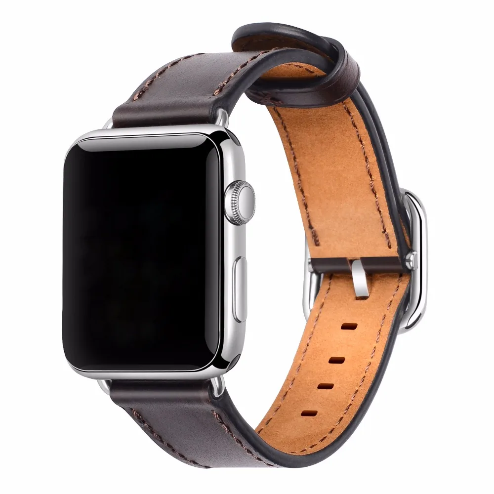 Ремешок для часов Apple Watch 38 мм Женский 42 Мужской сменный ремешок из натуральной