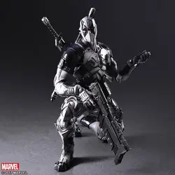 Играть искусств 27 см Marvel X-Men Deadpool X-Force серый ПВХ фигурку Модель Игрушечные лошадки