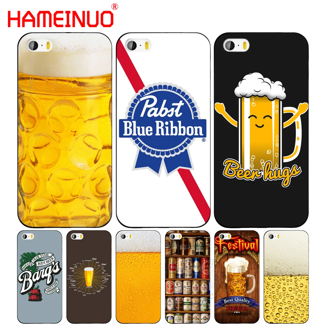 HAMEINUO крутой летний кожаный чехол для сотового телефона с бокалом пива iphone 6 4