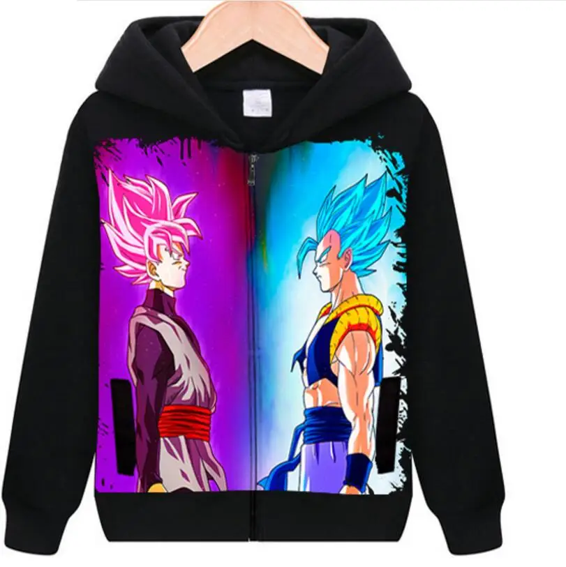 Dragon Ball Z Super Saiyan Son Goku 3D пуловер толстовка с принтом пальто рэп хоп космическое пальто