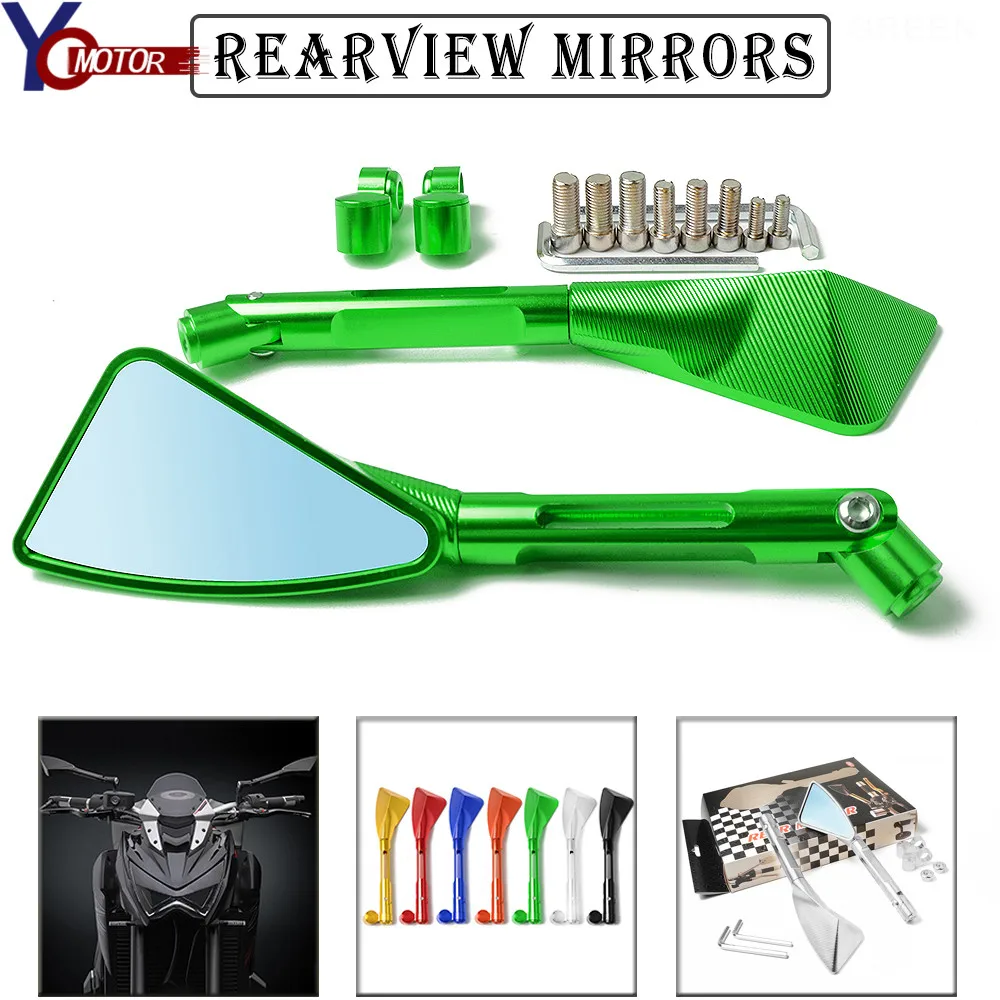 

FOR Motorcycle Side Mirror CNC Rearview For HONDA CBR954RR CBR1000RR CBR900RR shadow Suzuki Bandit Yamaha XJ6 Kawasaki ninja KTM