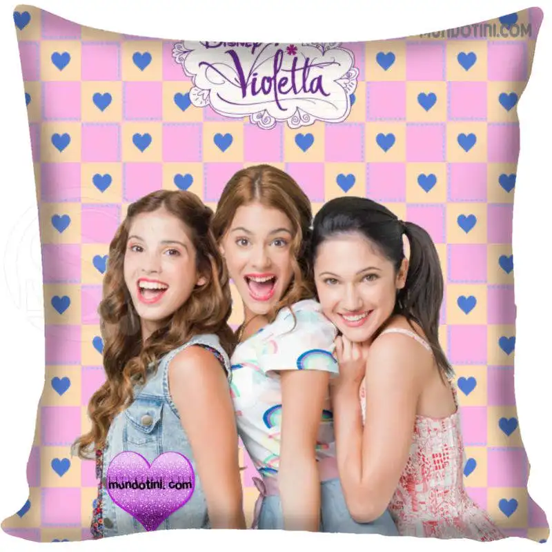 Pillowcase Обычная подушка чехол Виолетта подушка чехол s на заказ ваш собственный фото молния 35x35 см, 40x40 см, 45x45 см, 60 х 60 см с двух сторон - Цвет: Pillowcase
