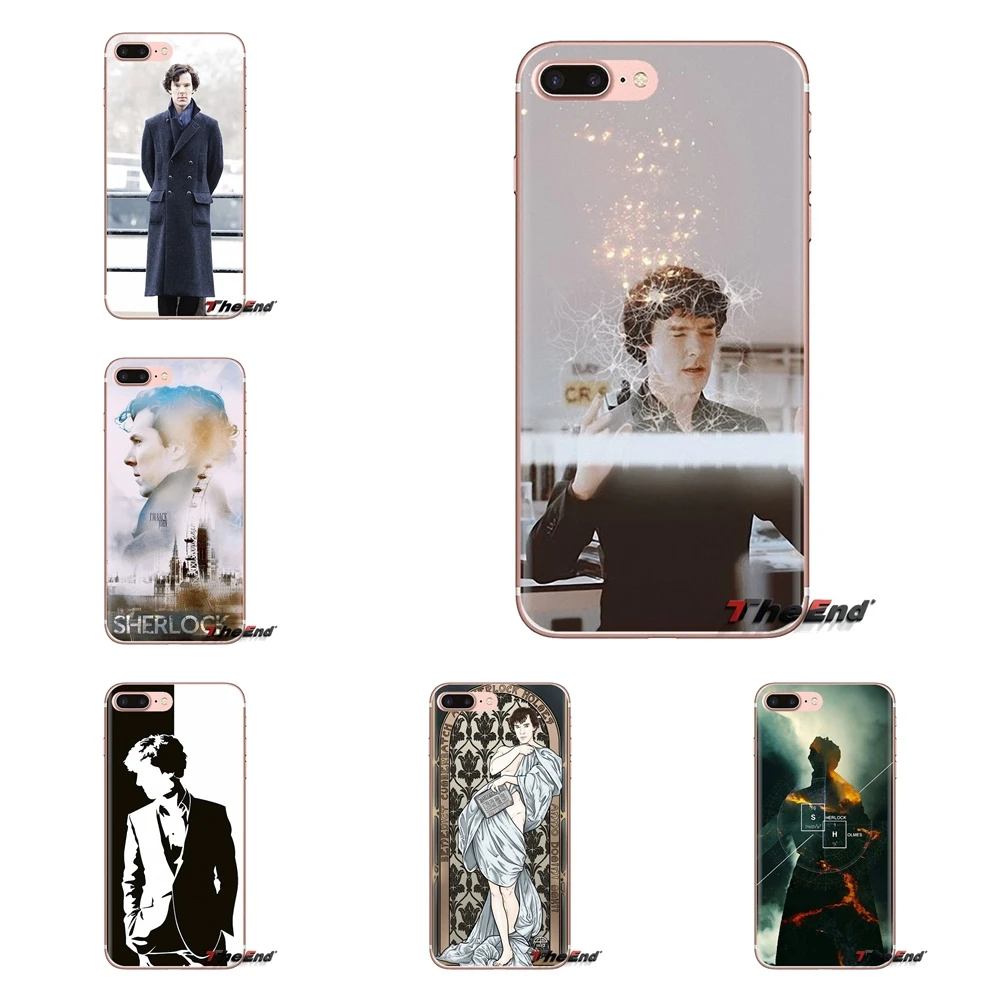 Sherlock BBC Transparent Soft Cases Covers For Samsung Galaxy S3 S4 S5 Mini S6 S7 Edge S8 S9 S10 Plus Note 3 4 5 8 9 |