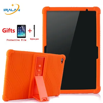 

Shockproof Silicon Case For Huawei MediaPad M5 Lite 10 BAH2-W19 BAH2-L09 BAH2-W09 10.1 inch Stand Cover with Kickstand+Film+Pen