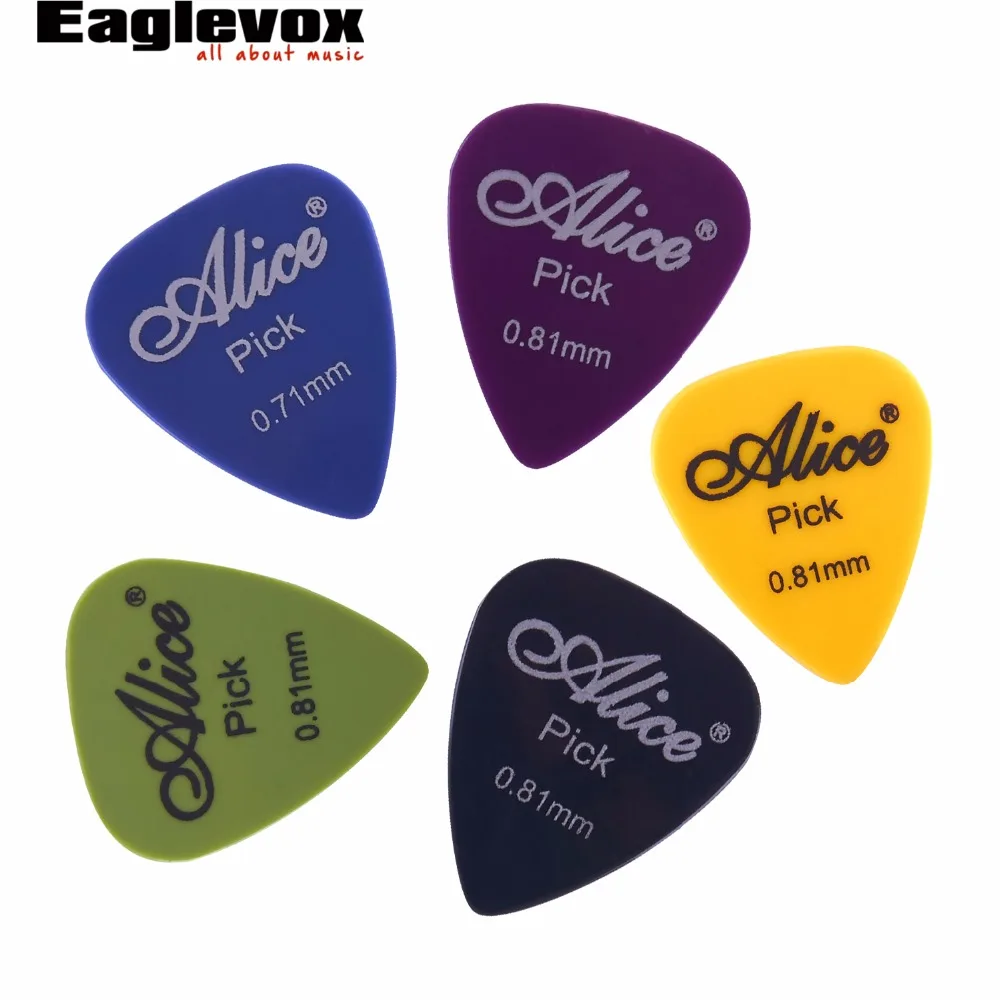 12 pcs Alice Smooth ABS Guitar Picks 0.58 0.81mm Mix Free Shipping Low Price 12Ppick stickpick