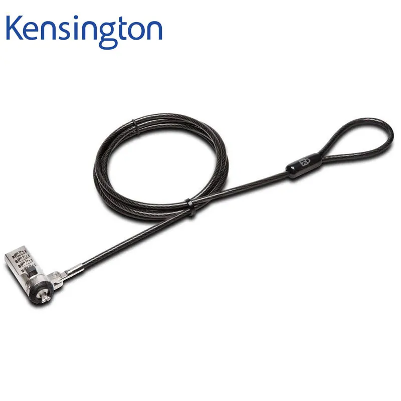 

Kensington N17 Cable Lock for Dell Laptops with Wedge Lock Slot Anti-Theft Keyed Password Combination Laptop Lock K64442WW