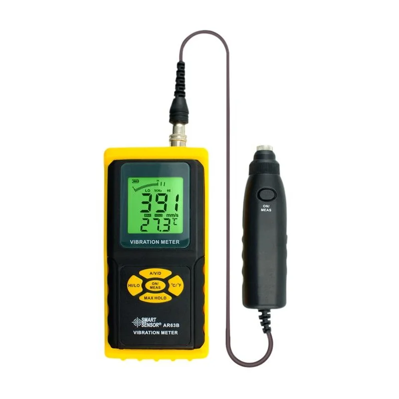 AR63B Smart Sensor Vibration Meter Digital Precision Tester Analyzer