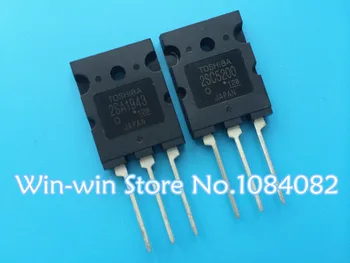 

Free Shipping 10pairs of 2SA1943 & 2SC5200 (20pcs= 10 pcs 2SA1943 & 10pcs 2SC5200) (A1943 C5200)