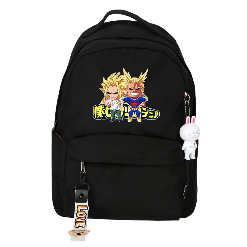 Рюкзак с героями аниме Моя геройская академия Midoriya Izuku Bakugou школьный рюкзак
