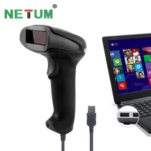 Low Price OEM Wired 1D Barcode Scanner Portable USB Cable Reader A4 Bar Code for POS
