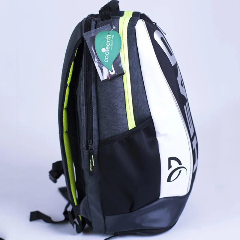 Mochila De cabeza profesional raqueta de tenis bolsa bádminton Bagpack suave multiusos doble hombro para 2 raquetas hombres Mochila De cabeza profesional raqueta de tenis bolsa bádminton Bagpack suave multiusos doble hombro para 2 raquetas hombres