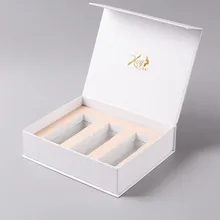 Коробка свадебных приглашений для подарочной упаковки, белая упаковка магнит на заказ складные бумажные плоские упаковочные коробки- PX10530