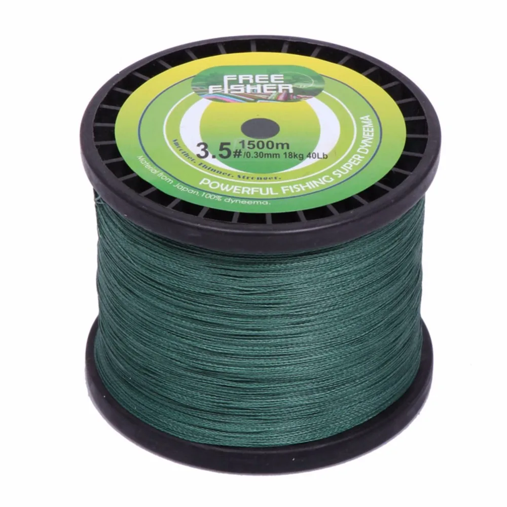 1500M PE Braid Fishing Line 20LB/30LB/40LB/50LB Super Power Hercules