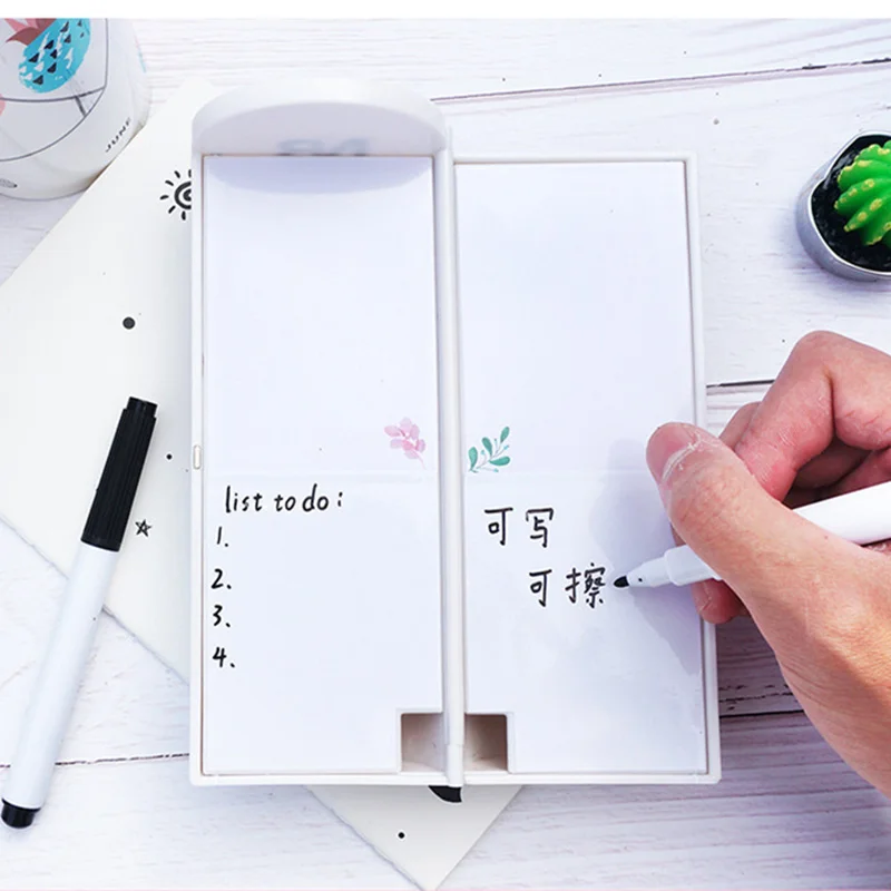 Kopen Etui Rekenmachine Solar Uitwisbare Spiegel Multifunctionele Hoge Capaciteit Pen Dozen Schoolbenodigdheden Briefpapier Gift Voor Jongen Meisje