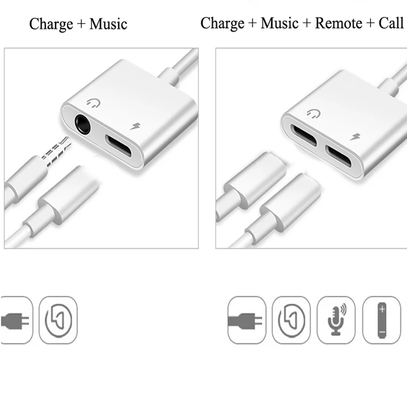 Для освещения до 3,5 мм наушники аудио Aux Adaptador для iPhone 11 pro X 8 7 для освещения адаптер IOS 13 кабель для зарядки звонков