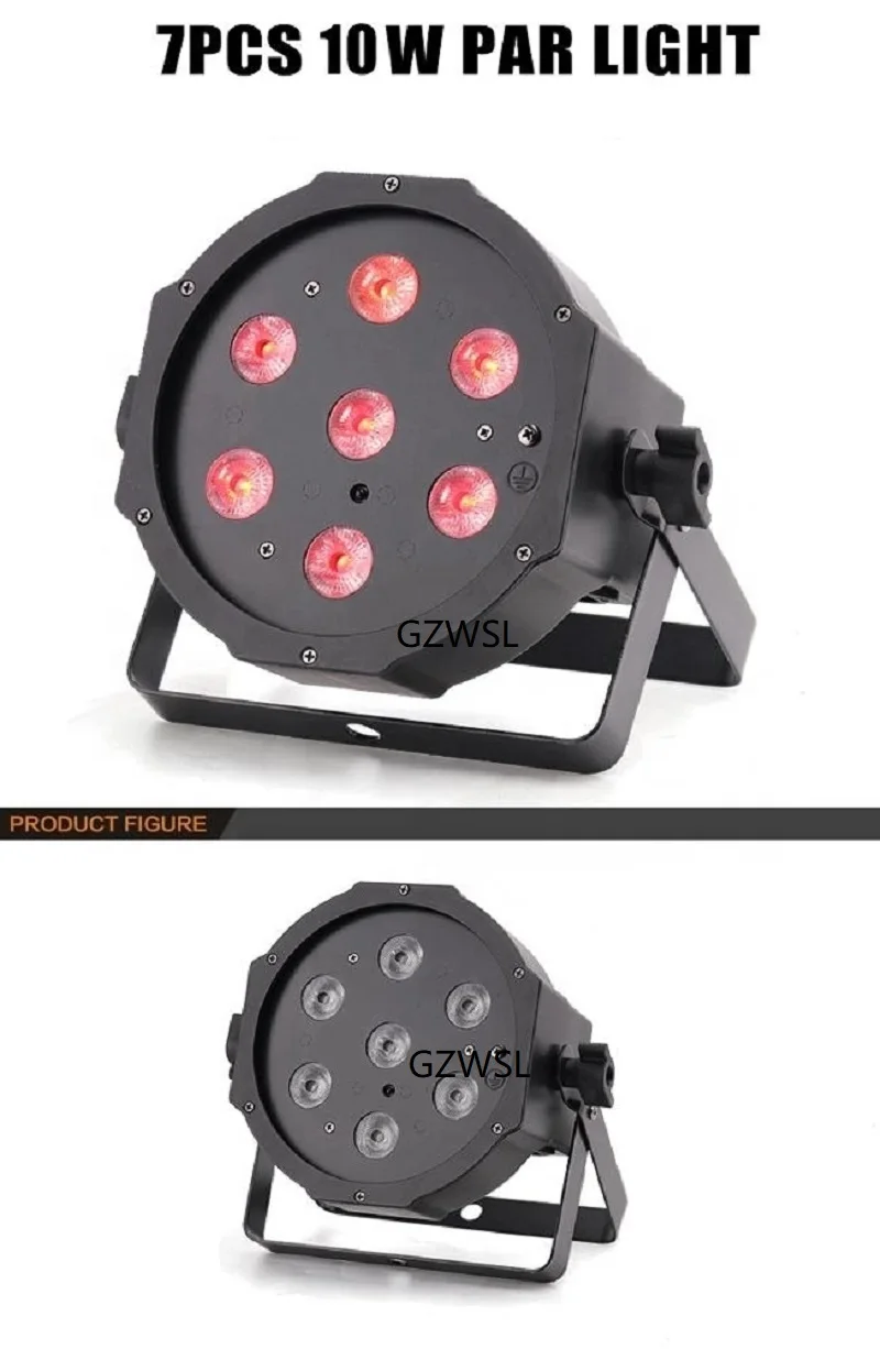 7X10W LED FLAT PAR LIGHT  (3)