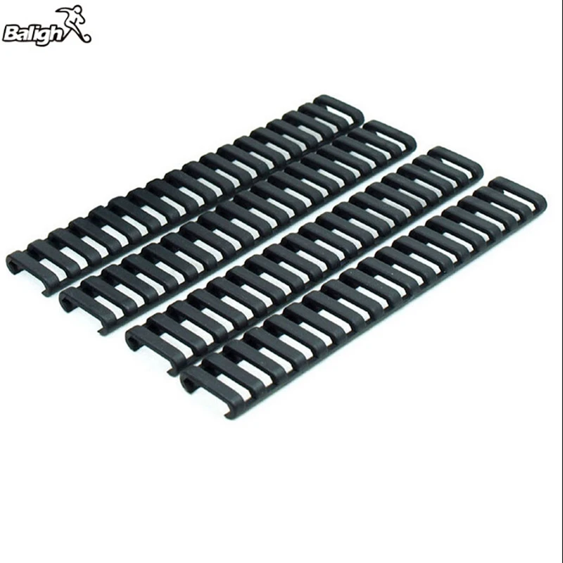 

Balight 4Pcs 18-Slot Picatinny Rail Ladder Panel Handguard Protector Resistant Cover for AK47 74 AKs Hunting Accessories