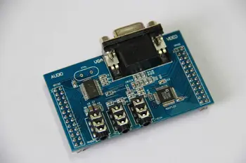 

Free shipping WM8731 TLV320AIC23 ADV7123 digital audio VGA display module