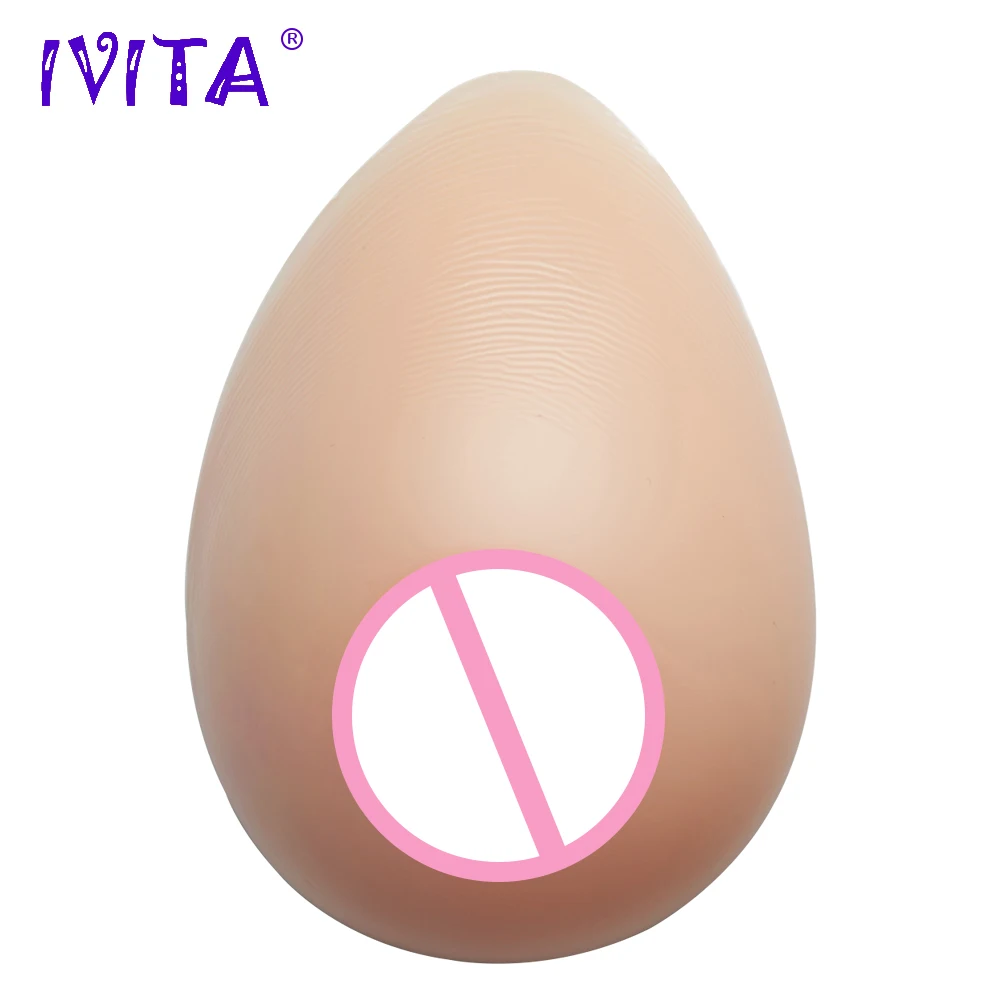 IVITA 1000 г/пара искусственная грудь реалистичные силиконовые формы груди протез