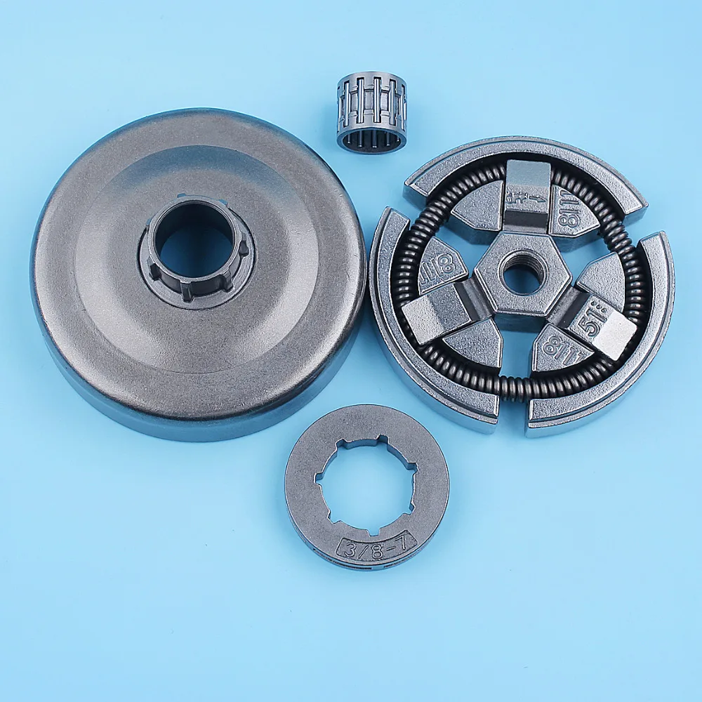 Tambor de Embreagem Rolamento da Roda Peças de Reposição Kit para Motosserra Sino Dentada Husqvarna 262 261 262xp 503577101 503657801 3 – 8 Aro