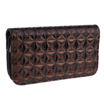 

Leather Scissors Holster Salon Hair Stylist Barber Shear Hairdressing Holder Pouch Case Bag, Retro Style, Double Layers Design