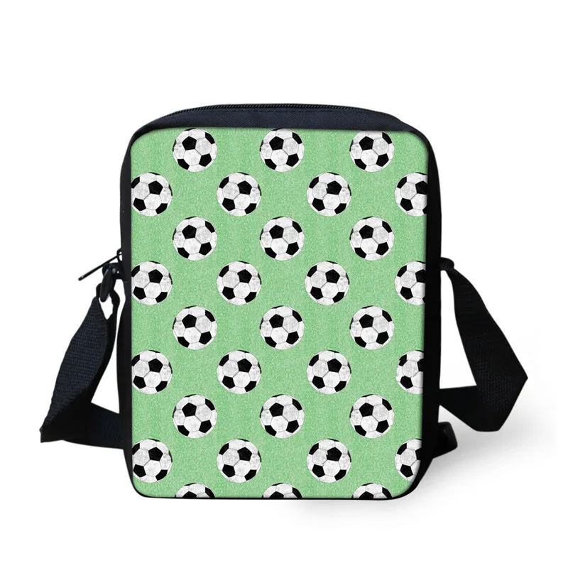 FORUDESIGNS/модные мужские сумки через плечо с принтом «Футбол», мини-сумка-мессенджер для детей, студентов, футбольные мячи, сумка-портфель для детей с клапаном - Цвет: L2506E