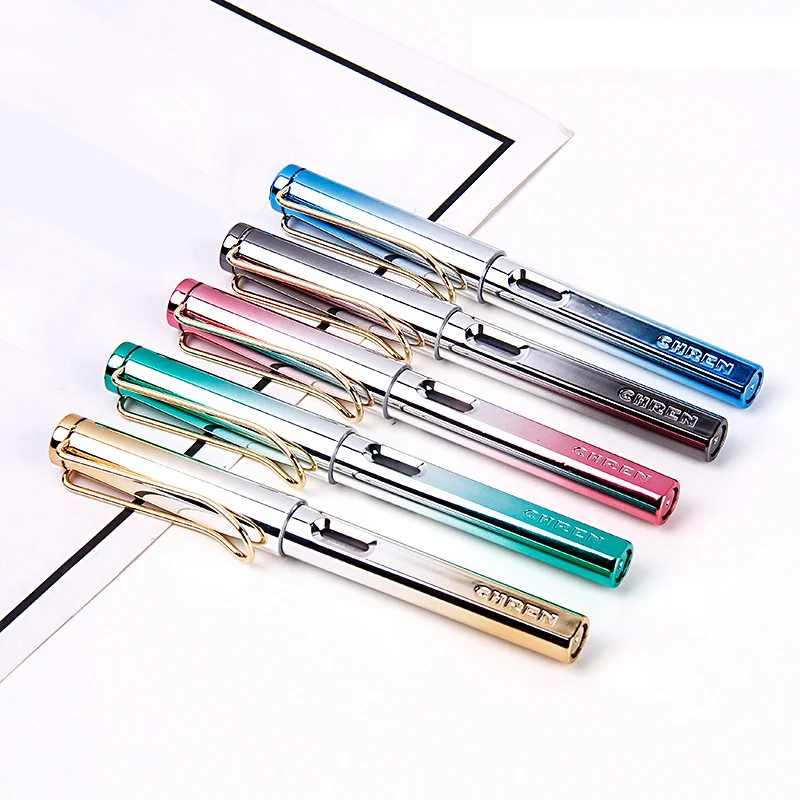 

1 Pc 0.38mm Colors Luxury Fountain Pen School Ink Calligraphy Pen Set Writing Stationery Gift Office Supplies