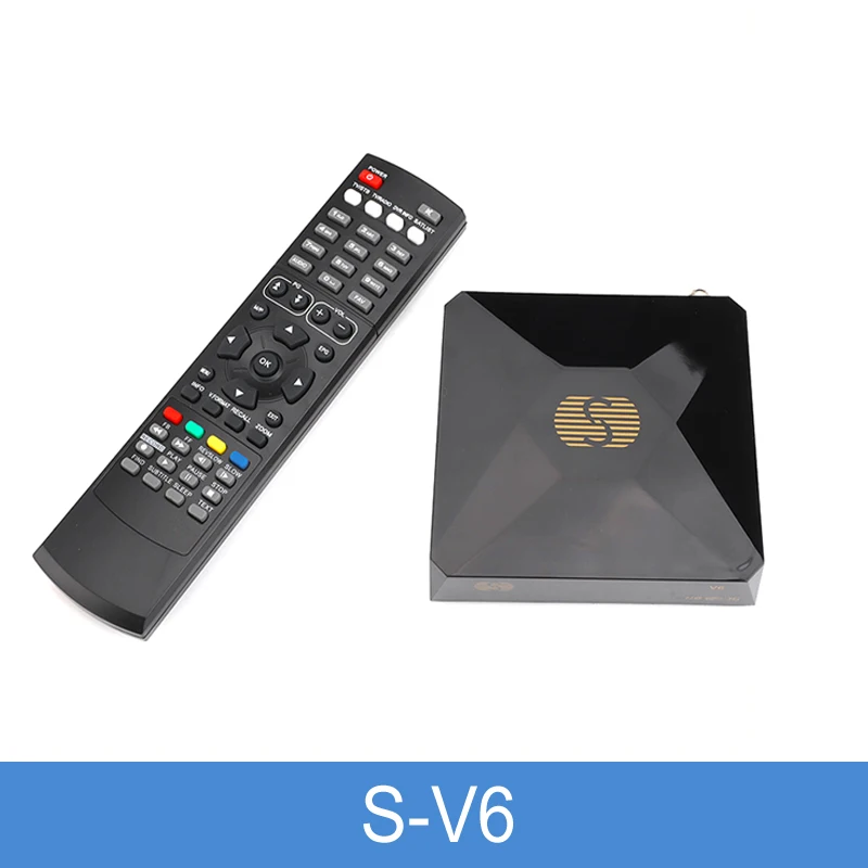 S-V6 DVB-S2 цифровой спутниковый ресивер с 2 usb-портами поддержка Xtream NOVA Wheel tv Youtube USB Wifi карта sahring MGCAMD DVB S2 - Цвет: s-v6