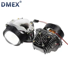 DMEX 2 шт. 32 Вт 4800LM 6000 К белый 3,0 дюймов E2 Bi светодиодный проектор Объектив головной светильник для автомобиля головной светильник