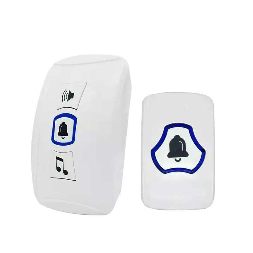 

EPULA 2019 White Led Buzzer Smart Wireless Buzzer Battery Powered 32Songs Wireless Doorbell Wireless Doorbell Home Security