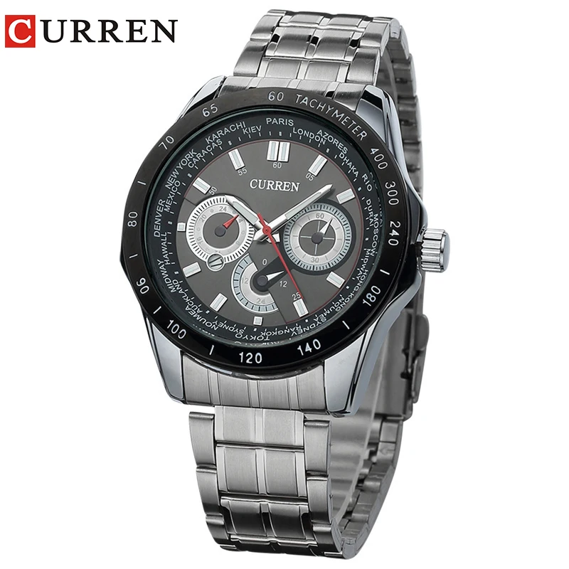 

2019 Curren Relogio Masculino Luxury BrandStrap Analog Display Men's Quartz Watch Casual Watch Men Wristwatch Gift For Men Time