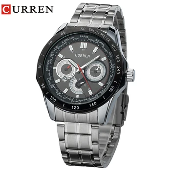 

Curren relogio masculino Luxury BrandStrap Analog Display Men's Quartz Watch Casual Watch Men Wristwatch 8150