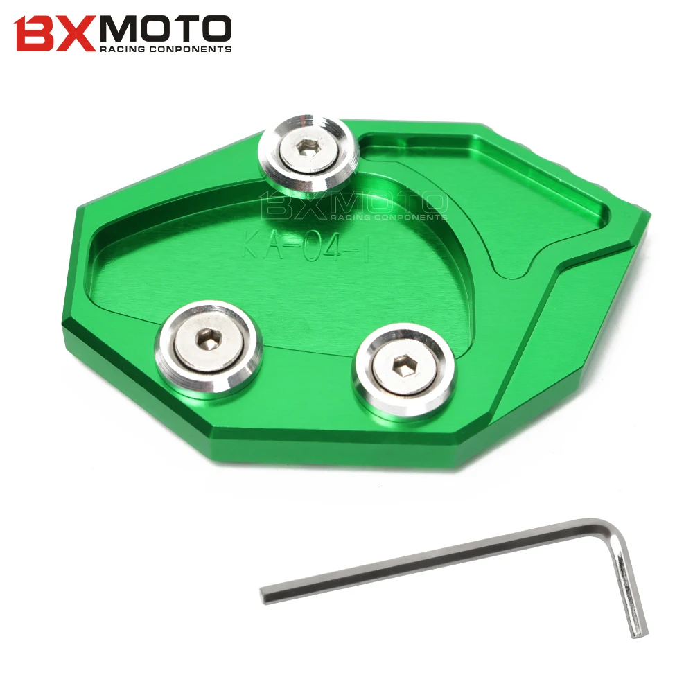 Motorcycle CNC Aluminum Kickstand Kick Side Stand Enlarger extension