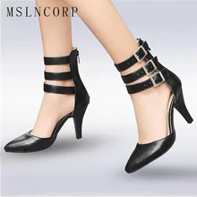 Size 34-48 Fashion sexy Women Summer Shoes High Heels Pointed Toe Sandals Women Ankle Boots Gladiator Buckle Ladies Party Pumps Size 34-48 Fashion sexy Women Summer Shoes High Heels Pointed Toe Sandals Women Ankle Boots Gladiator Buckle Ladies Party Pumps