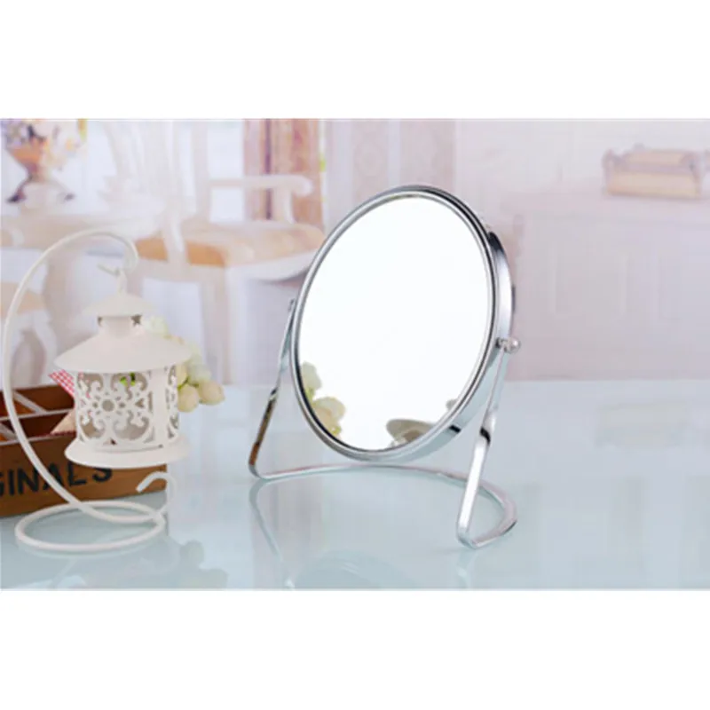 Homedec круглое поворотное настольное зеркало на подставке 3x увеличение Двойное боковое косметическое зеркало