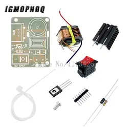 Diy комплект 15KV высокочастотный DC Высокое напряжение Arc зажигания Генератор Инвертор Boost Step Up 18650 DIY комплект U Core трансформатор люкс