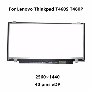 

14'' Slim LCD Screen Display Panel Matrix For Lenovo Thinkpad T460S T460P VVX14T058J00 VVX14T058J02 2560x1440 2K 40 pins eDP LED