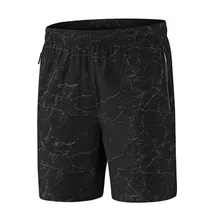 Новые летние шорты тонкие свободные Молодежные Пляжные повседневные мужские шорты черные быстросохнущие