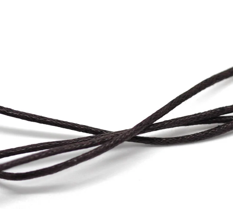 

DoreenBeads 80M(3149-7/8") Dark Coffee Waxed Cotton Cord 2mm for Bracelet/ Necklace (B20701)