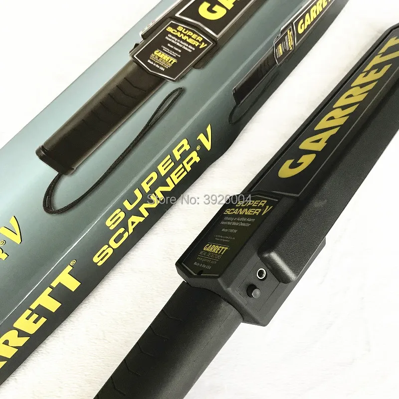 GARRETT Super Scanner V Metal Detector Professional Portable Security device High Sensitivity Handheld Metal Detectors Finder GARRETT Super Scanner V Metal Detector Professional Portable Security device High Sensitivity Handheld Metal Detectors Finder