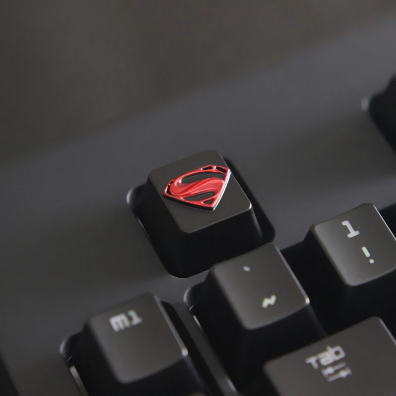 1 шт. цинковый алюминиевый сплав ключ крышка механическая клавиатура Ключ Крышка для HearthStone EVA Супермен R4 высота стереоскопический рельеф - Цвет: mode 2