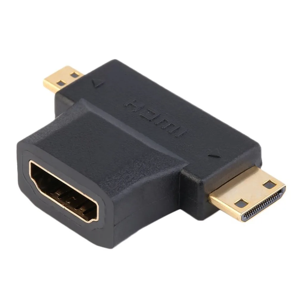 HDMI Type A Female to Male Mini HDMI Type C+ Male Micro HDMI Type D Adapter female to male adapter for Audio&Video drop ship