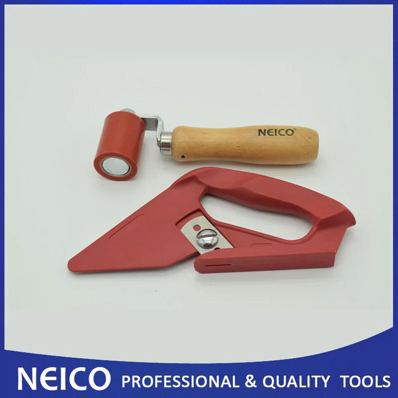 Free Shipping 2PCS 45mm Silicone Pressure Roller With Membrane Slitter For Single Ply Roof Installing | Наборы инструментов