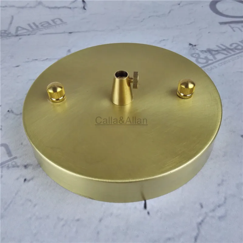 Us 19 8 Sample Order D120mm H20mm Brass Material Ceiling Plate Diy Pendant Light Canopy Copper Ceiling Mount Brass Base In Lamp Bases From Lights