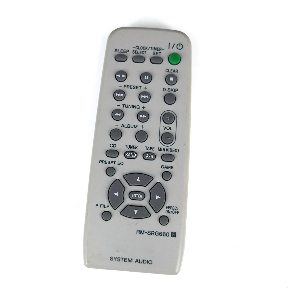 

Used Original FOR SONY RM-SRG660 Hi-Fi System Remote For MHC-RG330 MHC-RG440S System Audio